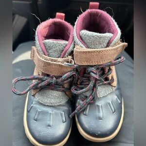 Carter's Brown and Navy Kids Boots